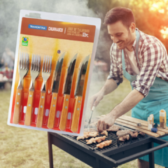 SET TRAMONTINA CHURRASCO X12