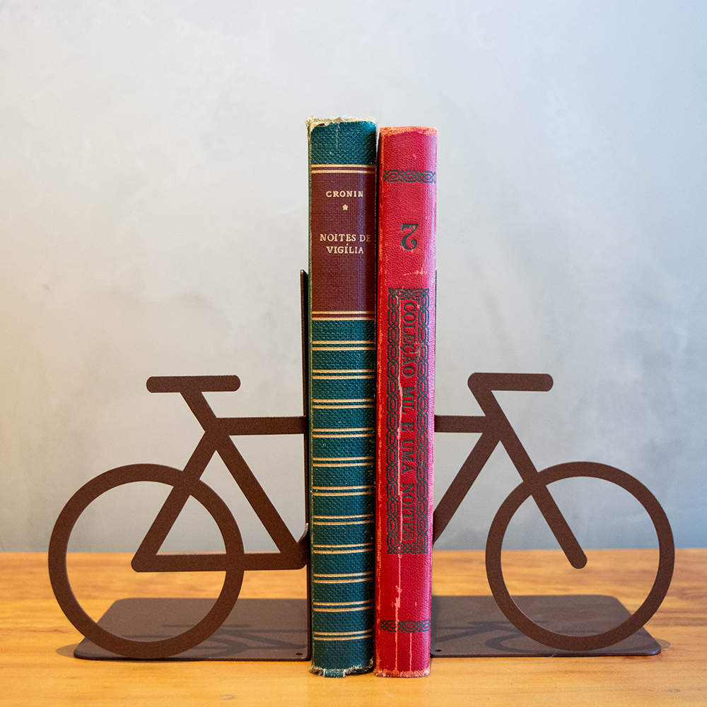 Jogo de Aparadores para Livro Bicicleta