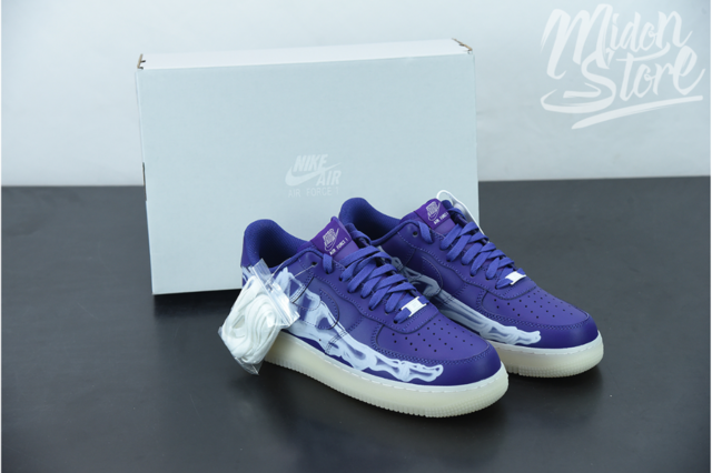 air force 1 skeleton roxo