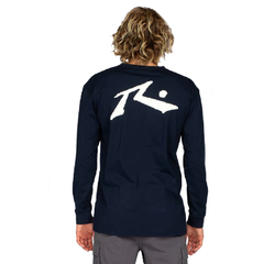 Remera Rusty Competition Ls Tee Azul - comprar online