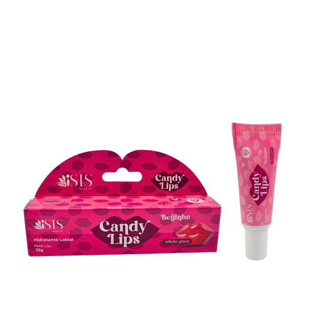 Hidratante Labial Vegano Candy Lips Beijinho Isis Makeup