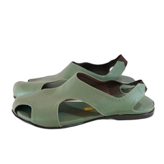 Sapato Raquel verde gris