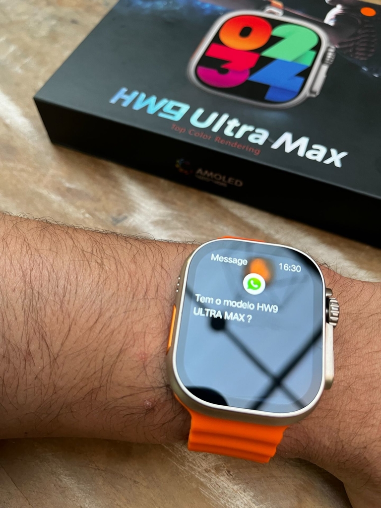 新品・未使用】HW9 ULTRA MAX 検品済 2023 銀or黒防水 - 腕時計(デジタル)