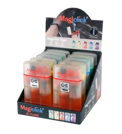 ENCENDEDOR MAGICLICK JET CRISTAL RECARGABLE (TIPO SOPLETE)