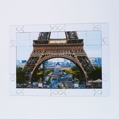 Quebra cabeça Sênior Torre Eiffel Paris 24 pçs Mundo Lúdico