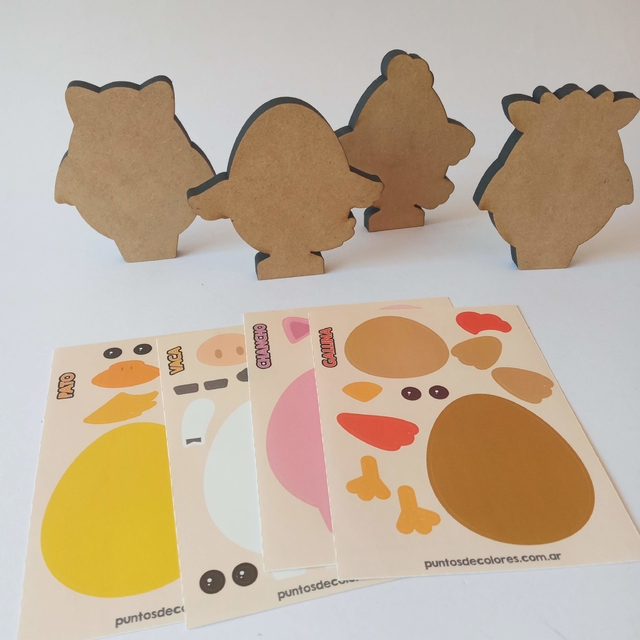 Pegatina Granja Gallina