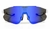 Óculos de Sol Hupi Bornio Cristal/Preto - Lente Azul Espelhado na internet