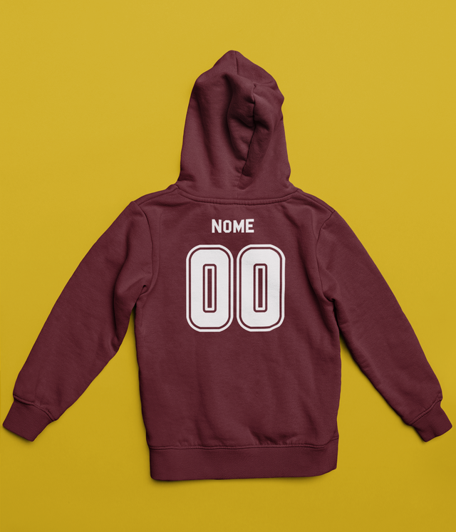 maroon harvard moletom com capuz