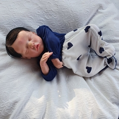 Bebê reborn menino dormindo promoção de lançamento