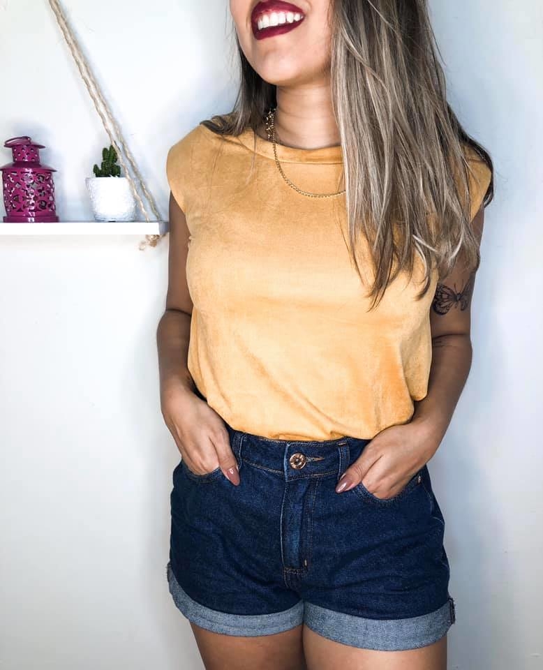 muscle tee suede