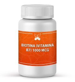 BIOTINA (Vitamina B7) 1000 MCG CÁPSULAS