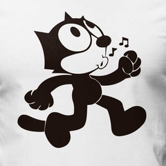 Camiseta Gato Felix Cantando