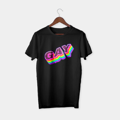 Camiseta LGBT Arco Iris | Glitter | Gay!