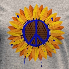 Imagem do Camiseta Hippie - Girassol Paz e Amor