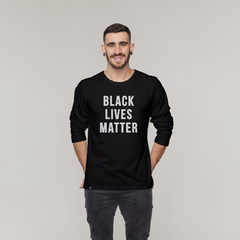 Camiseta Manga Comprida, Black Lives Matter - Zetaz Camisetas