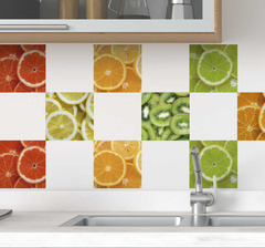 VINILOS PARA COCINA FRUTAS