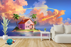 VINILOS PARA PARED 2022 DRAGON BALL KAME HOUSE