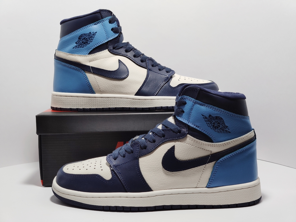 Jordan 1 Obsidian Azul - Sneakers de la Banca