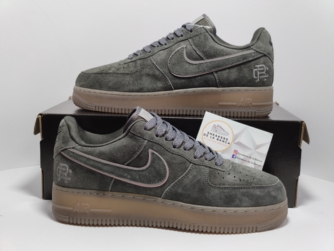 Air Force 1 Gris Gamuza - Sneakers de la Banca