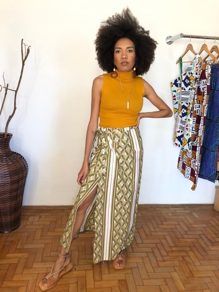 Saia longa Luedji - Comprar em Nzinga Moda Afro