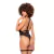 BODY SENSUAL CON TRANSPARENCIAS Y LIGUERO - JADE - MAPALE 2706 - comprar online