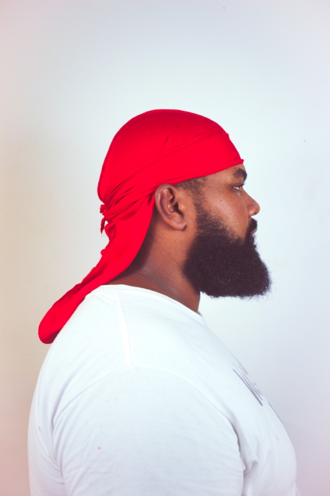 Durag de Veludo Preta (Premium) - Produtos para Waves