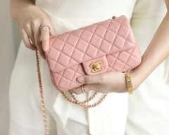chanel peach bolsa
