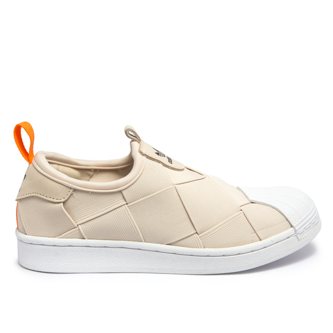 adidas superstar slip on linen
