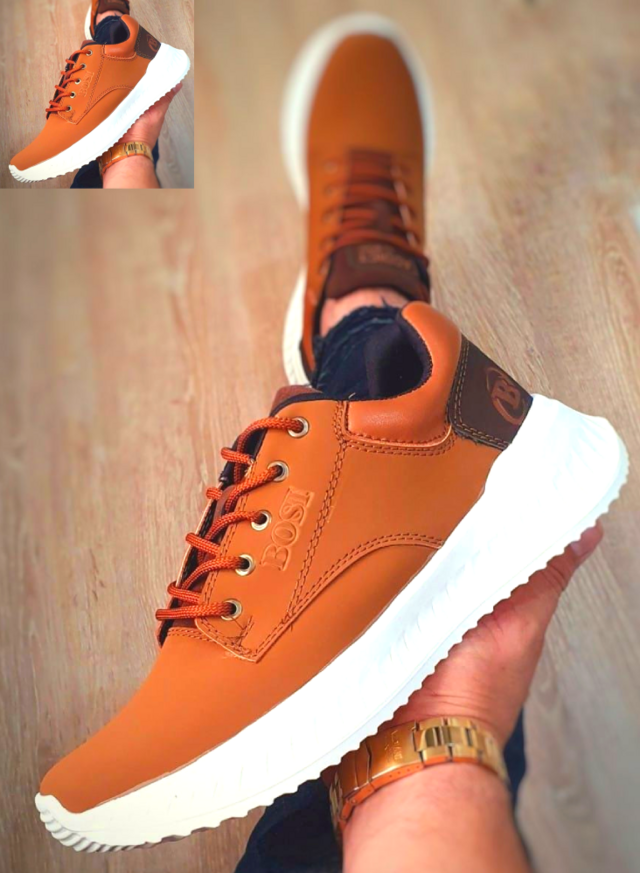 Velas pago Barra oblicua BOSI Colombia Tienda de Zapatos color naranja hombre