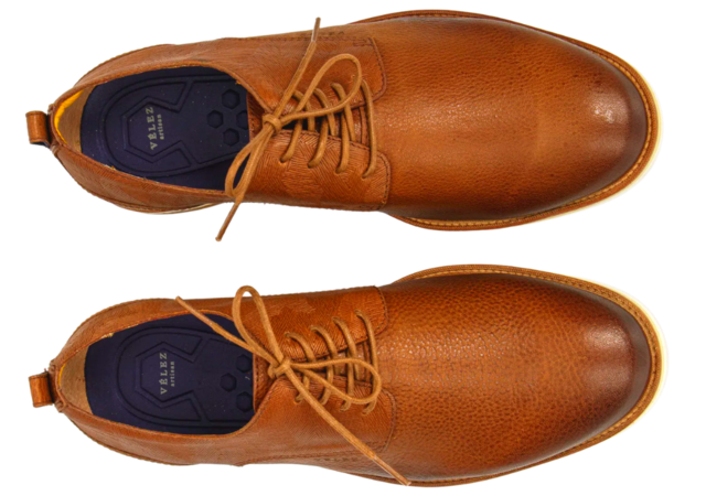 Vélez zapatos de Cuero Vintage