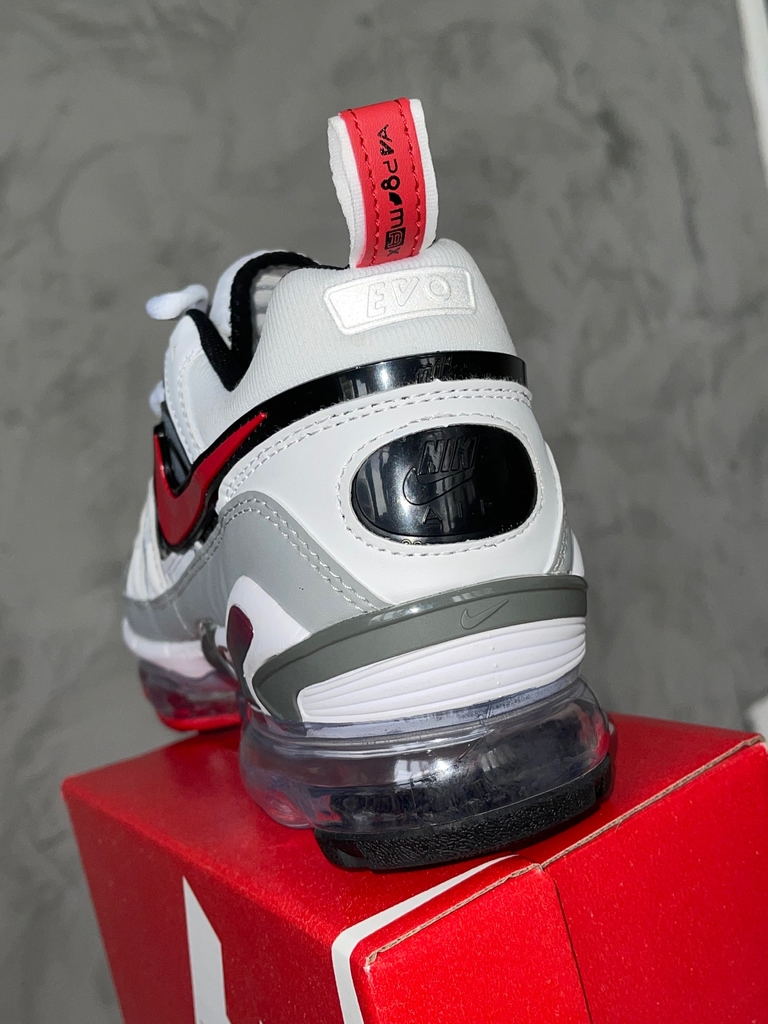 nike vapormax vermelho e branco