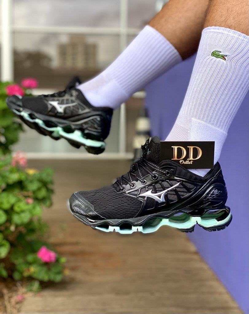 mizuno preto e verde