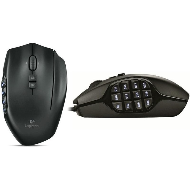 Mouse MMO Gaming Logitech G600 Black - Styletec