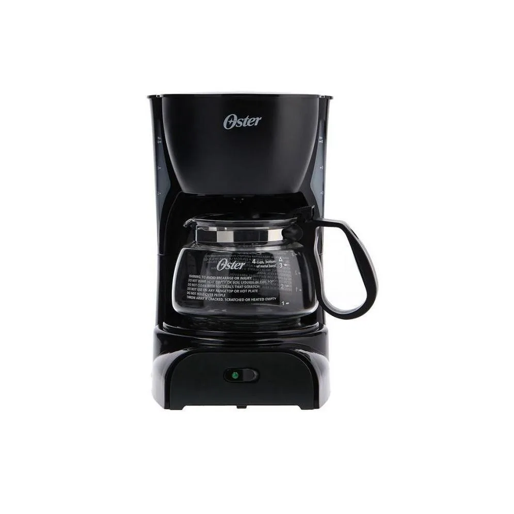 Cafetera Oster Semi automática negra de filtro 220V 2/4 Tazas