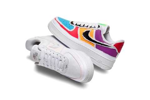 Zapatillas Mujer Nike Air Force 1 LX Tear Away Black Swoosh (W) Zapatillas Mujer Nike Air Force 1 LX Tear Away Black Swoosh (W)