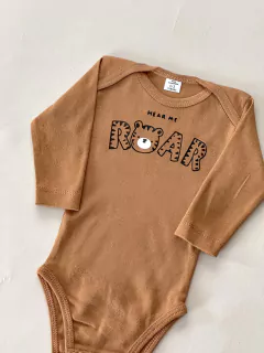 Body de manga larga Roar almendra - comprar online