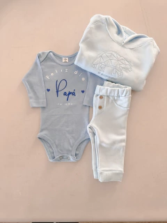 Pack Papa - celeste