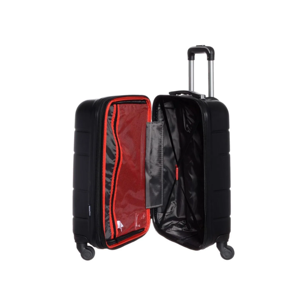 Valija de Cabina de Aluminio Rigida 4 Ruedas (BLACK)