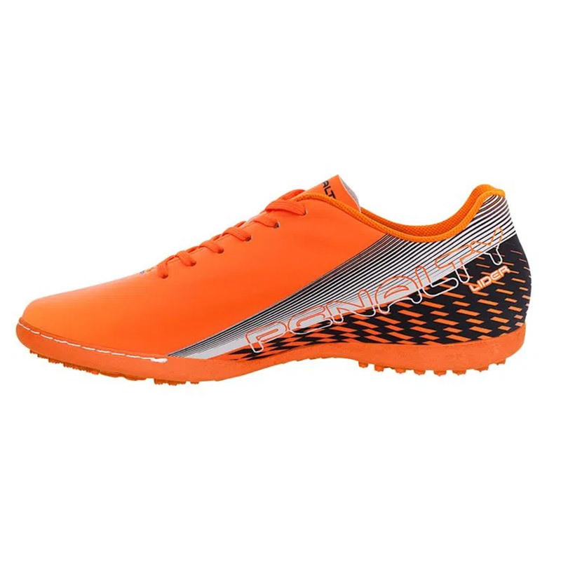 BOTIN PENALTY FUTBOL 5 LIDER KIDS NARANJA NEGRO