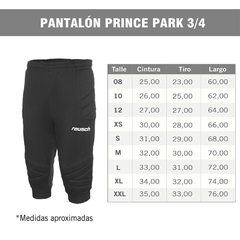 PANTALON ARQUERO REUSCH 3-4 PRINCE PARK - sommerdeportes