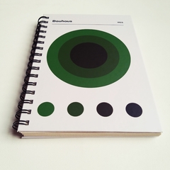 Agenda Semanal Bauhaus Tapa Dura Ring Wire/ Modelo 15/ GRÜNER KREIS - comprar online