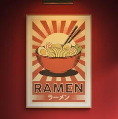 Cuadro en marco madera Kiri Box/ Modelo 329/ RAMEN 3