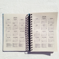 Agenda 2 días por página Bauhaus/ Tapa Dura Ring Wire/ Modelo 116/ WEIMAR MUSTER 13 - tienda online
