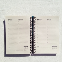 Agenda 2 días por página Bauhaus/ Tapa Dura Ring Wire/ Modelo 81/ LE CORBUSIER I - comprar online