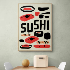 Cuadro en marco madera Kiri Box/ Modelo 514/ SUSHI 3