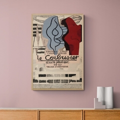 Cuadro en marco madera Kiri Box/ Modelo 98/ LE CORBUSIER VI