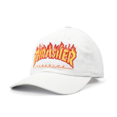 Boné Thrasher Dad Hat Flame White - comprar online