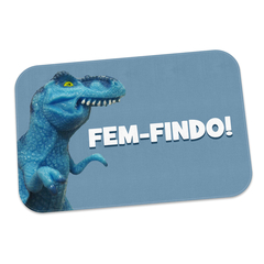 Imagem do Tapete Decorativo MEME Tiranofauro Rex Fem-Findo