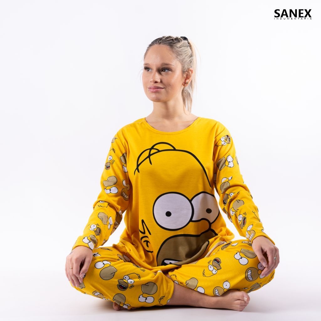 Pijama Conjunto Largo Homero Simpson - Comprar en SANEX