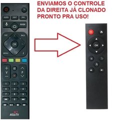 Controle Remoto para Receptor Atto.TV Pixel Premium (Não liga nem desliga veja o video)